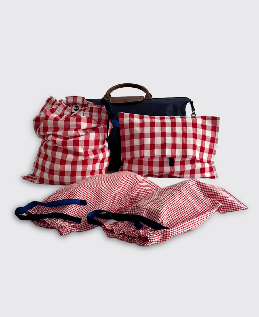 Pack de viaje Francia Rojo