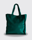 Tote Bag Italia terciopelo Verde Botella