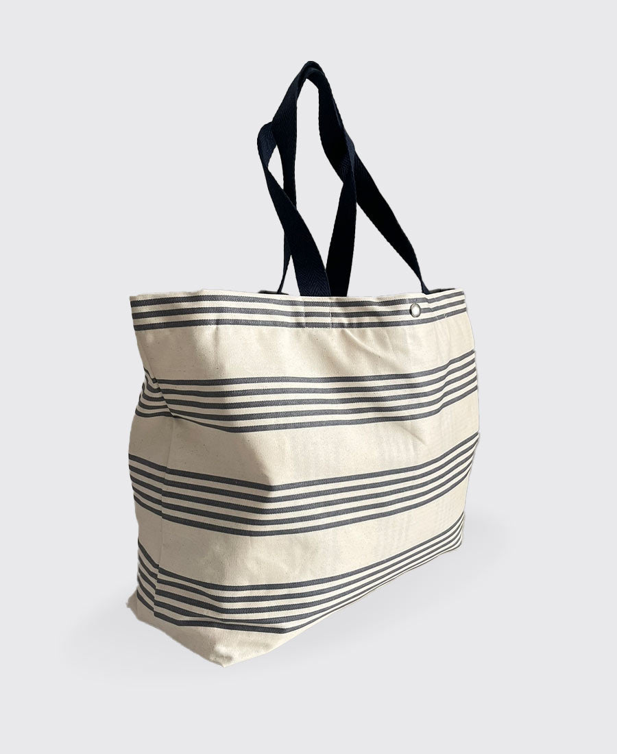 Bolsa impermeable nivik rayas gris