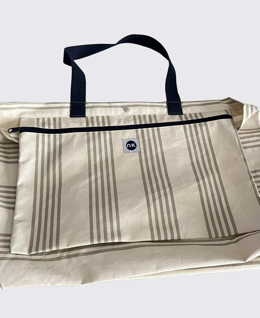 Bolsa impermeable nivik rayas topo