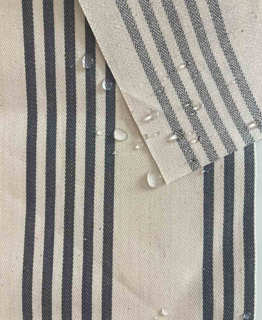 Bolsa impermeable nivik rayas gris