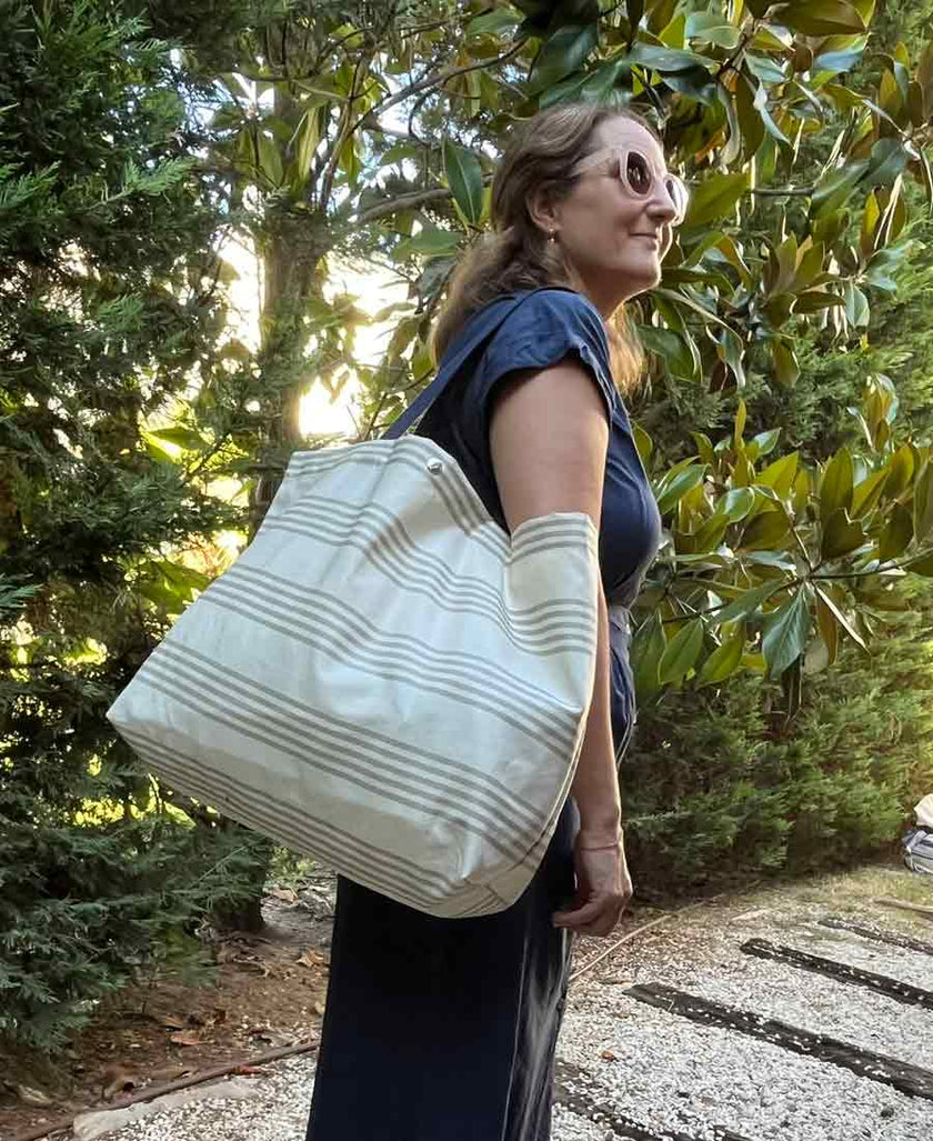 Bolsa impermeable nivik rayas topo