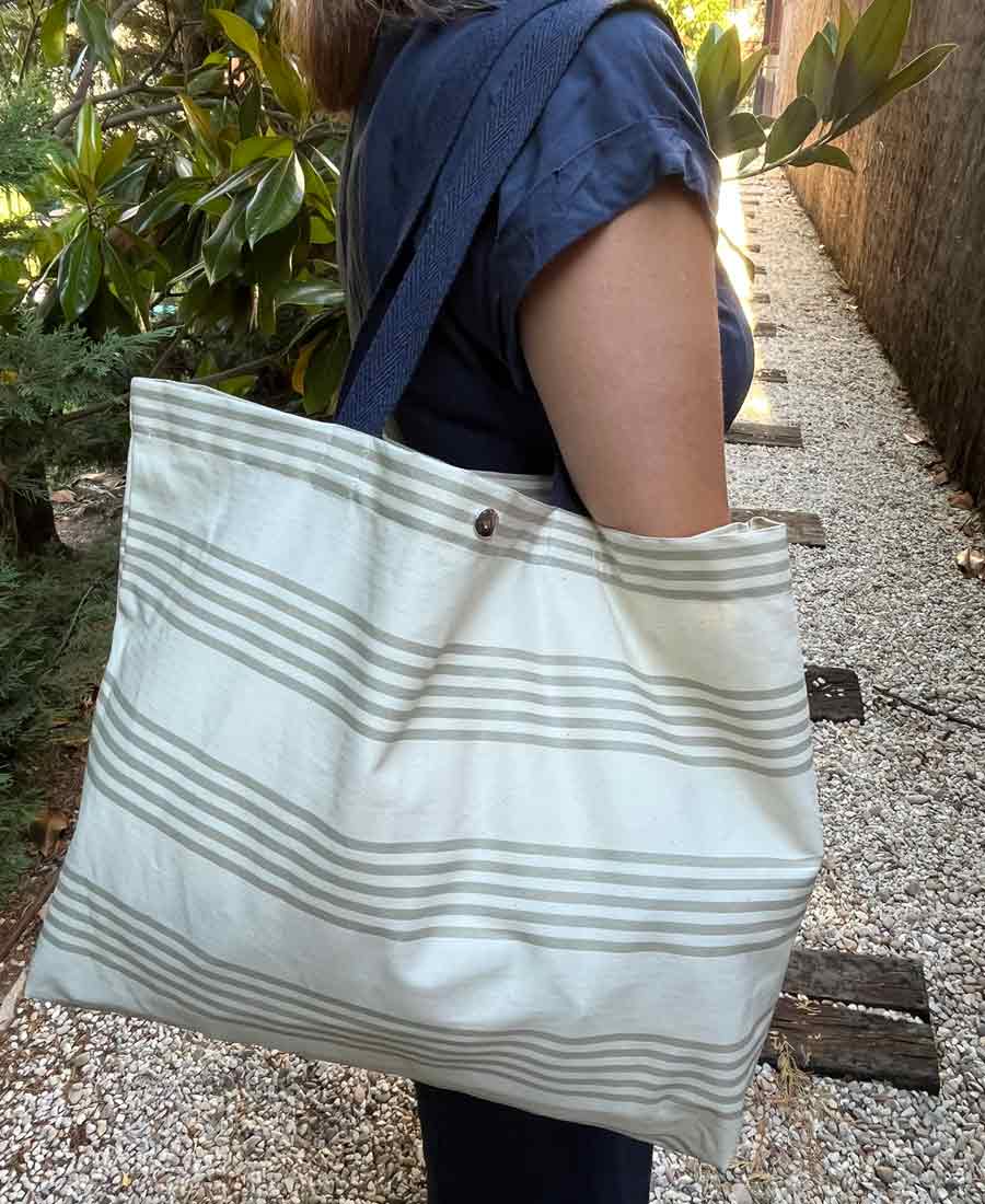 Bolsa impermeable nivik rayas topo