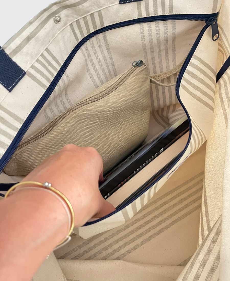 Bolsa impermeable nivik rayas topo