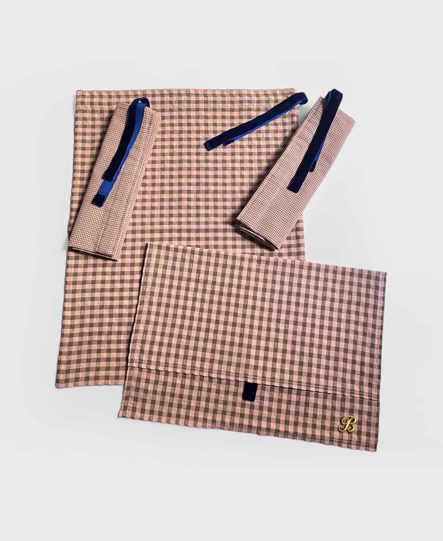 Pack de viaje Francia Rosa Claro&Oliva
