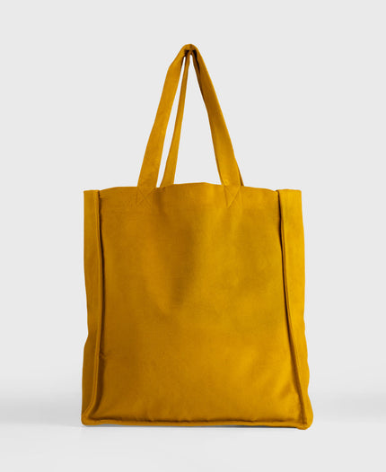 Tote Bag Italia terciopelo Mostaza